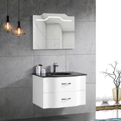 2021 New Design Modern Style Wall Mounted White Simple Basin Wash Bathroom Vanity