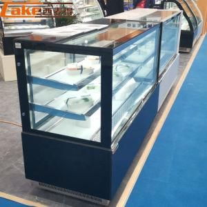 Stainless Steel Refrigerator Display Price / Glass Cake Cabinet