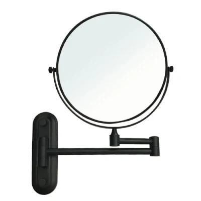 Home Hotel Decor Bathroom Wall Mounted Arm Magnifying Makeup Mirror for Hotel Guest Room