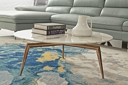 New Modern Dining Table Stainless Steel Marble Coffee Table Glass Furniture