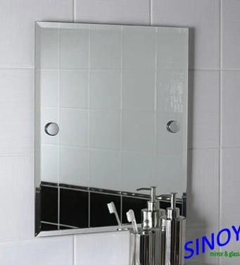 Waterproof Bathroom Sliver Mirror Clear Glass 4mm 5mm