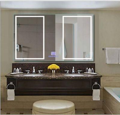 Modern Simple Decoration Wall Makeup LED Glass Mirror for Home/Hotel/Salon