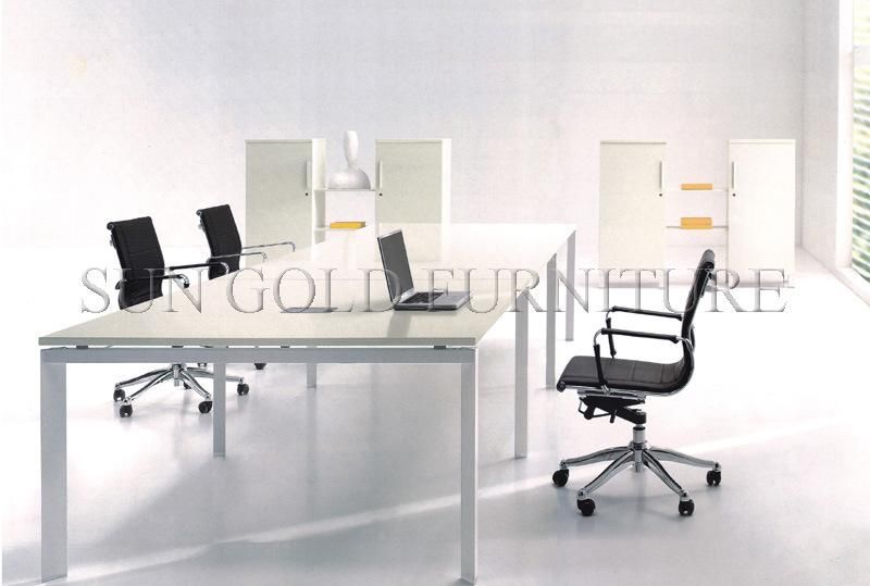 Office Furniture Melamine Rectangular Conference Table with Aluminum Frame (SZ-MTT081)