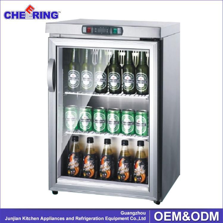 3 Glass Door Counter Top Beer Cooler Fridge Refrigerating Showcase for Restaurant Supermarket