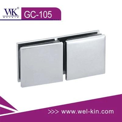 Chrome Glass Clips for Bathroom, Glass Curtain Wall (GC-105)