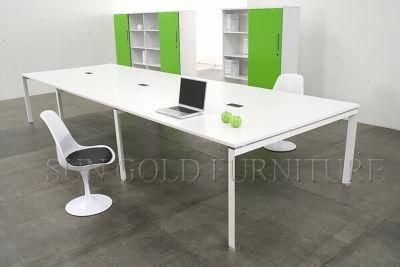 Simple Wooden Modern Meeting Conference Table with Customized Size