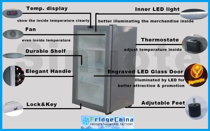 Supermarket Refrigerated Cabinet for Dairy and Beverages