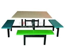 Dining Room Furniture Fiberglass Dining Table with Bench