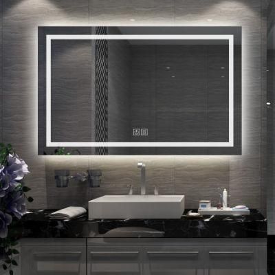 Mirror of Anti-Fog Wall Mounted Decor Wall Home Bathroom Mirror LED Smart Mirror with Lights