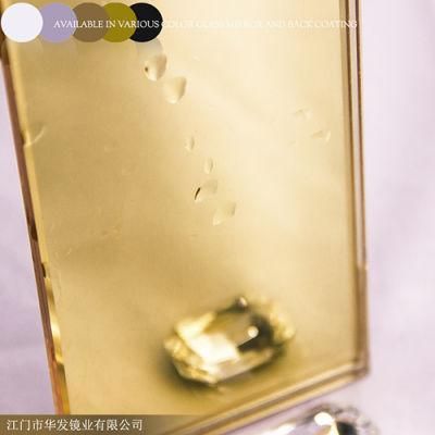 Golden Mirror Color Mirror 1.5mm - 10mm Golden Reflective Glass Mirror
