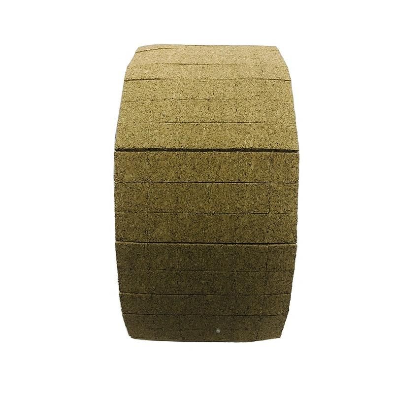 Cork Distance Separator Protector Spacer Pads for Glass Shipping 18*18*3mm Cork + 1mm Cling Foam on Rolls