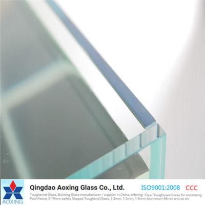 Durable Crystal Ultra-White Tempered Ultra-Clear Glass