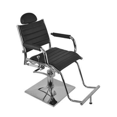 Hl-1160 Salon Barber Chair for Man or Woman with Stainless Steel Armrest and Aluminum Pedal
