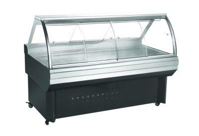 Sliding Glass Door Fresh Meat Open Display / Meat Display Refrigerator / Seafood Display Freezer Showcase