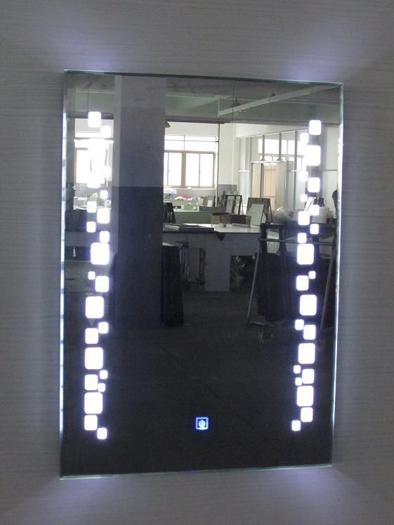 Waterproof LED Smart Mirror Bathroom Frameless Mirror Screen with Functions Customized