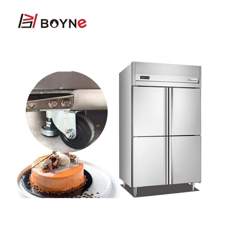 Bakery Refrigeration Stainless Steel Insert Cabinet Double Temperature