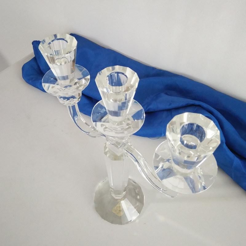 K9 Crystal Glass Candleholder Craft for Wedding Gift