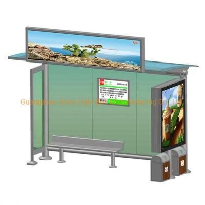 Outdoor LED Display Bus LED Display Screen Platform Passenger Bus Stop Sign