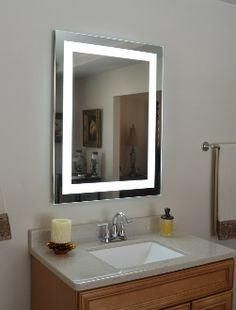 Ce UL ETL Approved Hotel Bathroom LED Lighted Mirror with Bluetooth