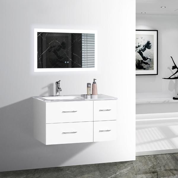 New Style MDF Lacquer Bathroom Furniture T9318