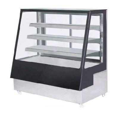 The Large Capacity Electric Wire Mist Glass Rectangular Cake Display Cabinet