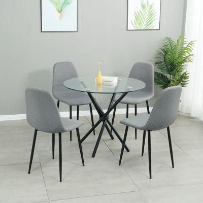 Home Dining Room Furniture Classic Design Simple Modern Stylish Glass Dining Tables