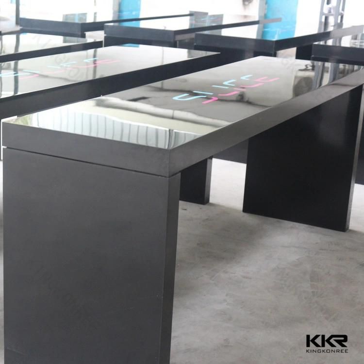 Home Bar Counter, Solid Surface Bar Table/High Bar Cocktail Table 0607