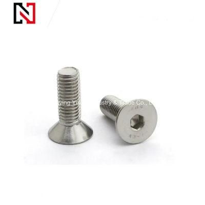 Stainless Steel Hex Socket Countersunk Head Screw with DIN ISO JIS ANSI Standard
