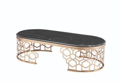 Middle East Modern Living Room Furniture Coffee Table with Marble Top