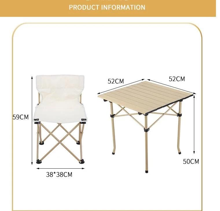 Wholesale Factory Aluminium Folding Table Customize Outdoor Picnic Tables and Chairs