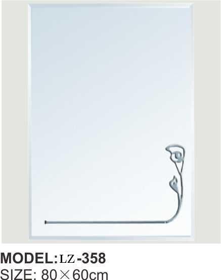 Strive Hot Selling Bathroom Sliver Mirror Rectangled Unframed Glass