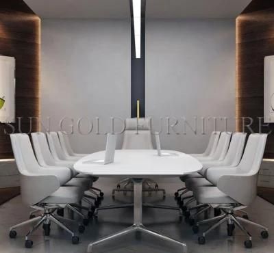 Modern Office Conference Room Furniture Oval Meeting Table (SZ-MTE303)
