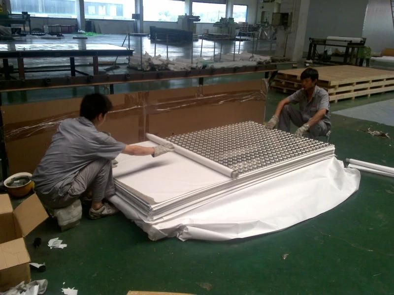 Mirror Finished Aluminum Tread Sheet with Compass Pattern