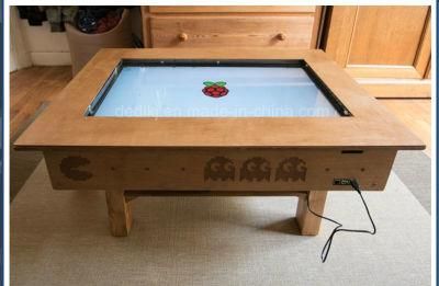 Dedi Design 55 Inch Wooden Restaurant Used Full HD Interactive Touch Table