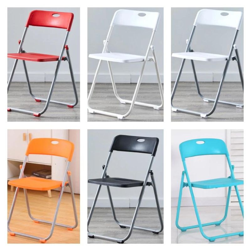 Wholesale Wedding Party Meeting Furniture Steel Frame PP Plastic Folding Chair for Garden