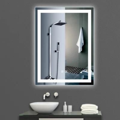 5mm 2700K Warm Color LED Wall Mounted Lighted Mirror for Bathroom