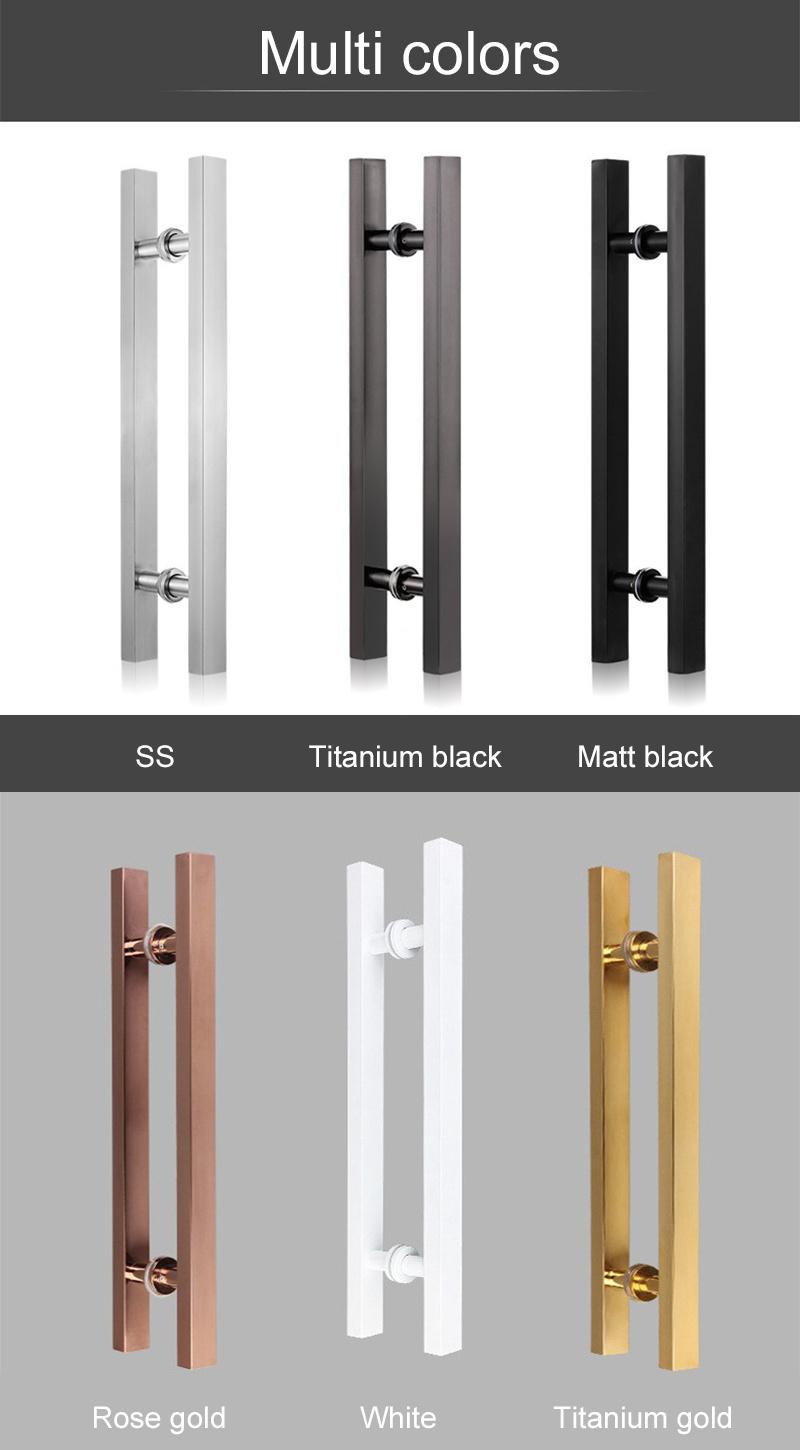 Stainless Steel Modern Contemporary Entry Door Handle Bar Ladder Pull Shower Glass Sliding Barn Door Interior Exterior Door Pull