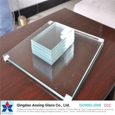 Customizable 3-19 mm Transparent Glass for Construction Industry