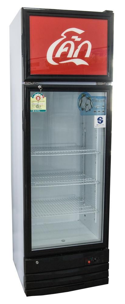 Chest Freezer Double Temperature Double Glass Door Vertical Showcase