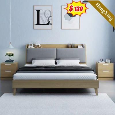 Multi-Function High Quality Design Grey Color Home Hotel Furniture Storage Bedroom King Queen Size Beds