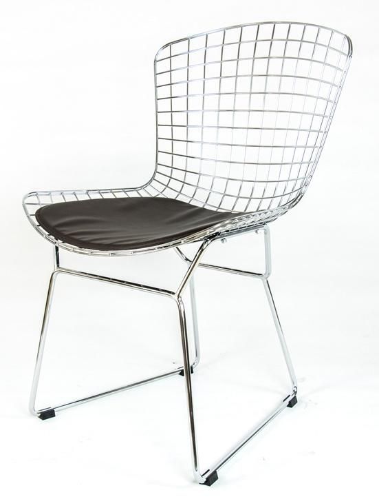 Popular Stackable Painted or Chrome Golden Steel Wire Dining Chair