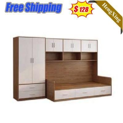 Nordic Modern Style High Quality Creative Design Bedroom Home Furniture Wooden Storage Bunk Beds