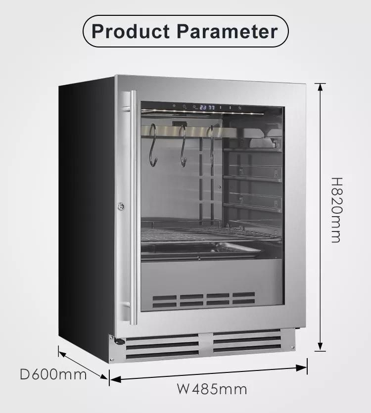 Inverter Compressor Meat Mature Food Processing Aging Cabinet