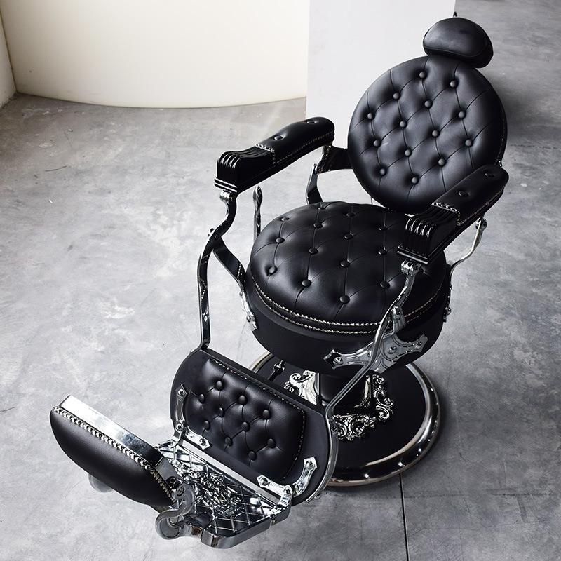 Hl-9260b Salon Barber Chair for Man or Woman with Stainless Steel Armrest and Aluminum Pedal