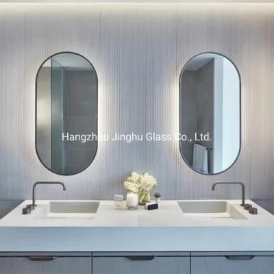 Black Framed Wall Mirror LED Bathroom Mirror Framed Bathroom Mirror with Lighting