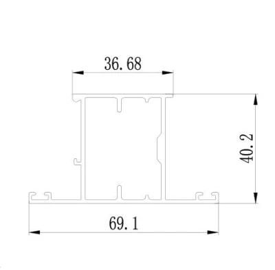 2022 Customized High Quality Aluminum Hollow Profile in Malaysia