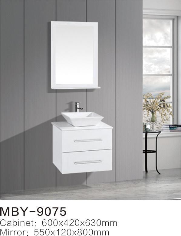 600mm Wall Hung Bathroom Cabinet High Gloss Painting Bathroom Furniture High Quality Bathroom Vanity