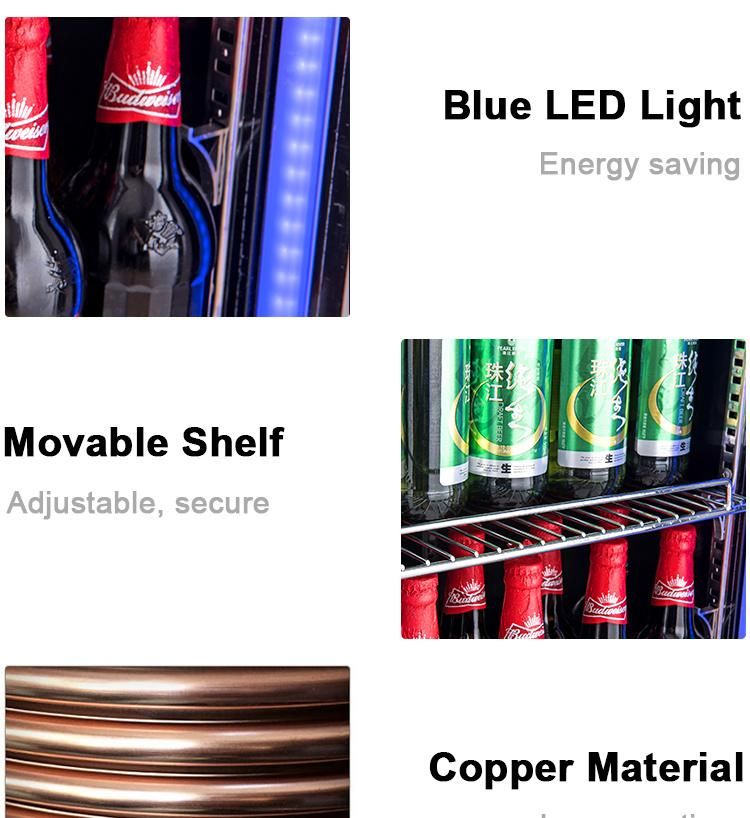 Manufacture of Refrigeration Equipment Glass Display Cooler Beer Refrigerator Showcase Showcase
