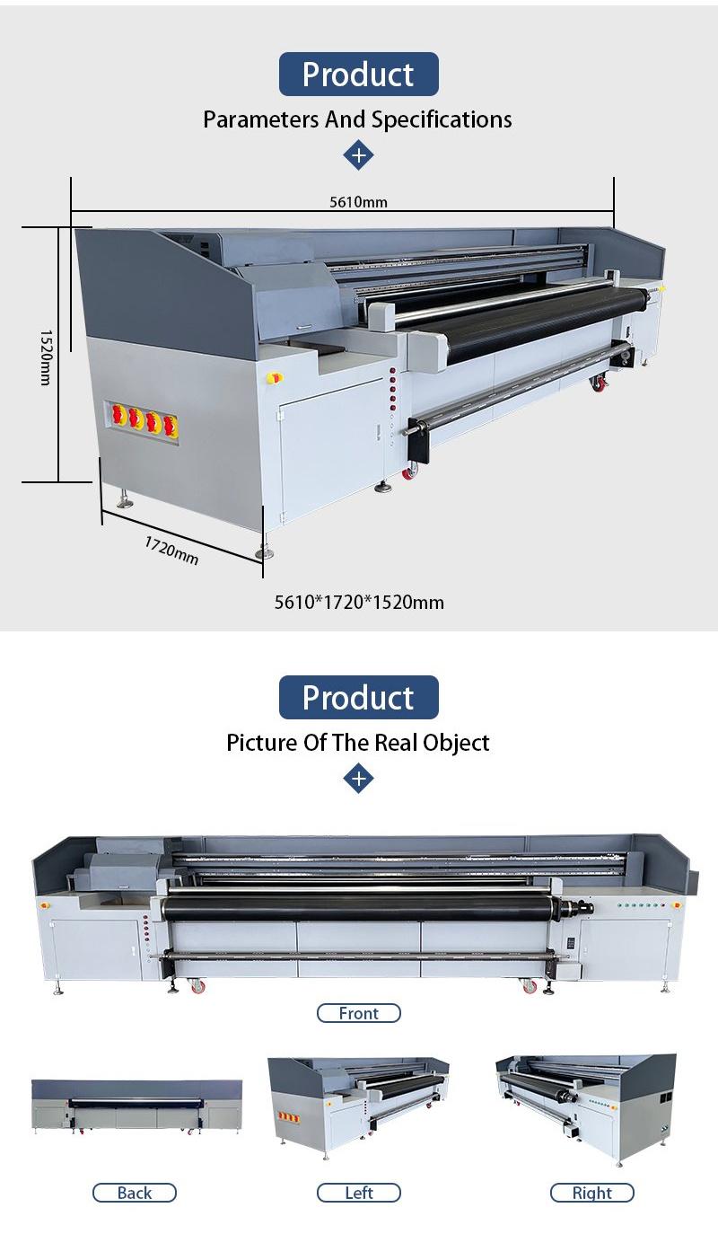 Ntek 3.2m Large UV Hybrid Printer with G5 Head Printing Machine