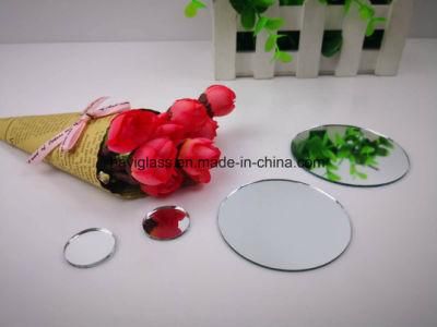 1mm 1.3mm 1.5mm 1.8mm 2mm Circular Small Aluminum Mirror Glass